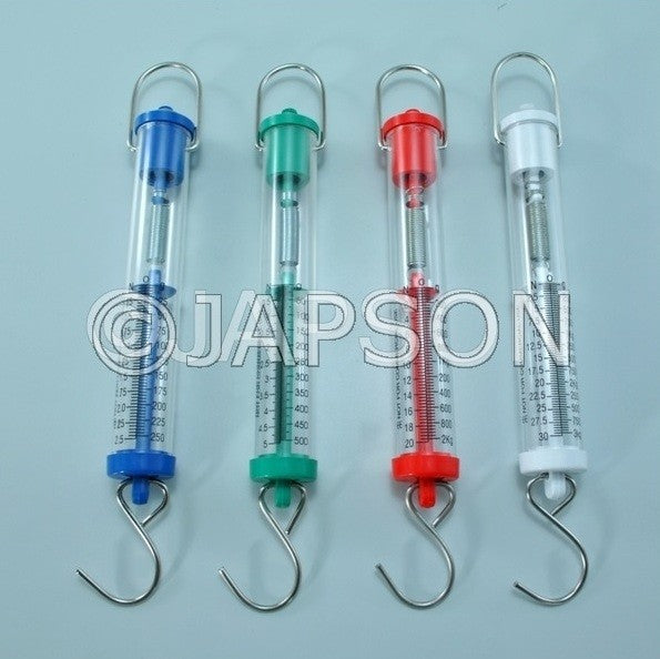 Spring Balance, Tubular Transparent Spring Balance, Tubular Transparent